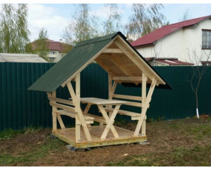 Беседка для дачи "Залавочка" в городской округ Ступино мини