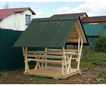 Беседка для дачи "Залавочка" в городской округ Ступино мини